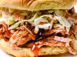 EASY BBQ CHICKEN SANDWICHES