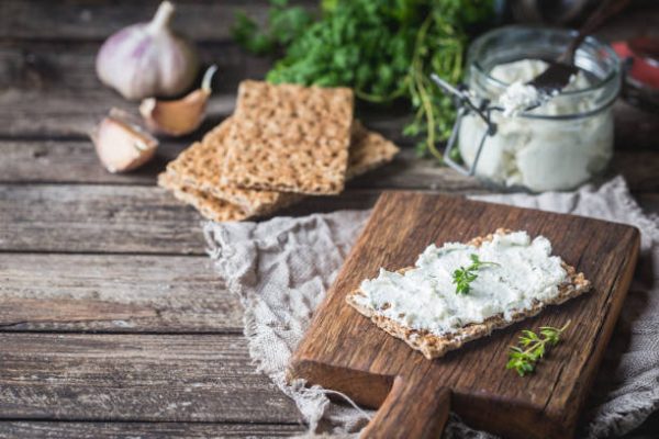 Garlic Herb Whipped Cottage Cheese Dip