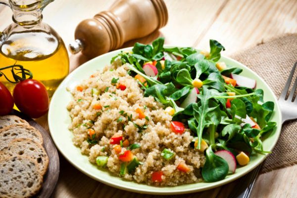 Enjoy a delicious lunch with this simple grain salad