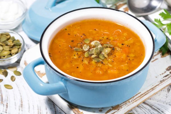 Warming Red Lentil Sweet Potato Soup