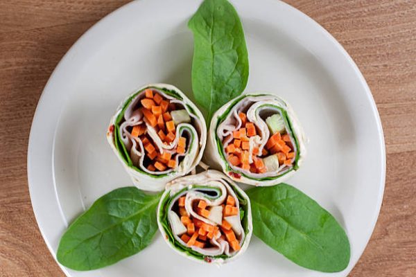5-Minute Veggie Coconut Wraps