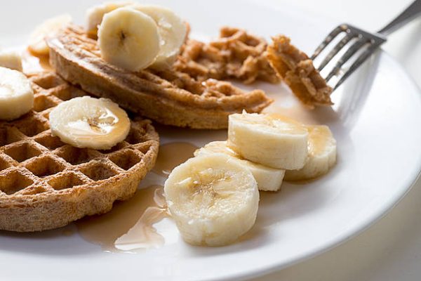 1-Bowl Chocolate Chip Banana Bread Waffles